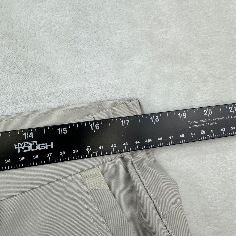 JACK ARCHER Jetsetter Pants Stone Men's 35x32 Chino Flat Front Golf Casual - Picture 5 of 8